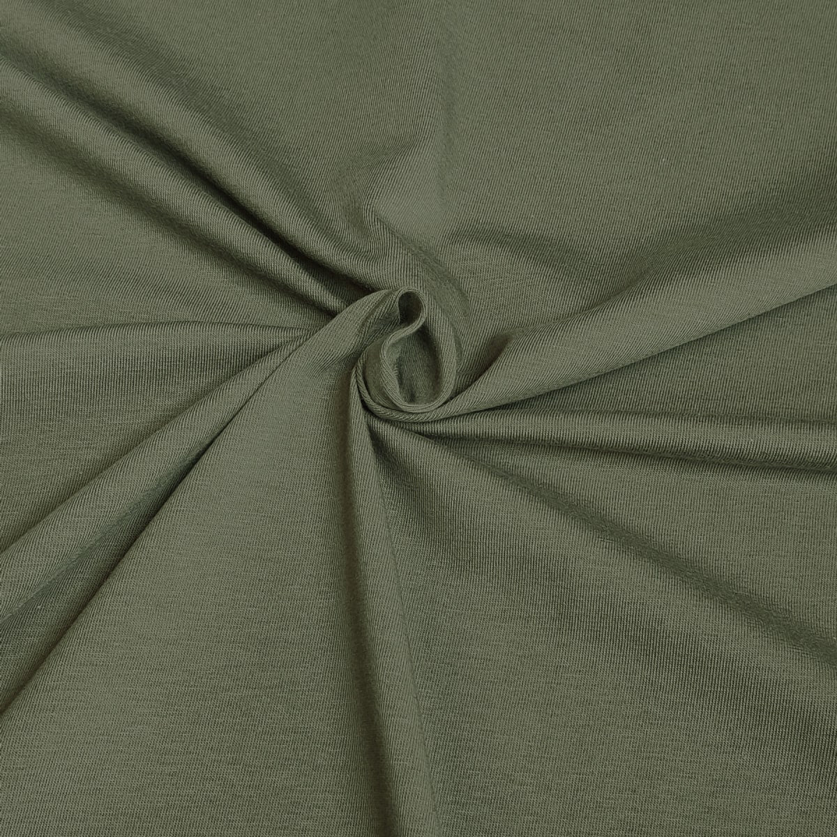 Organic Cotton Jersey Fabric - Khaki