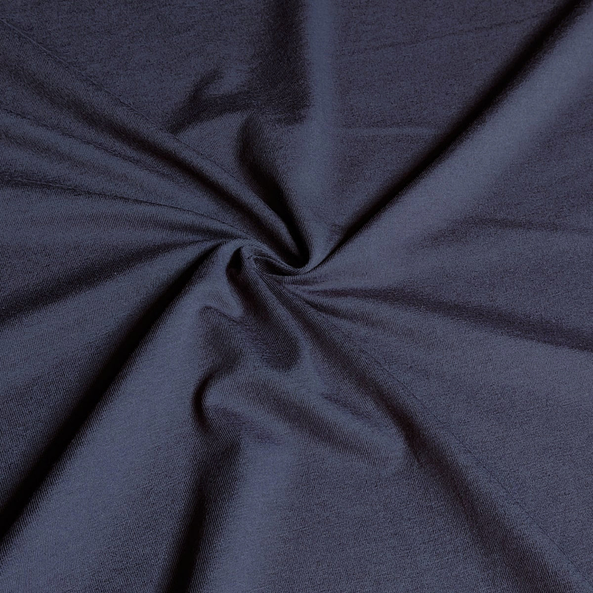 Dark Blue Organic Cotton Jersey Fabric
