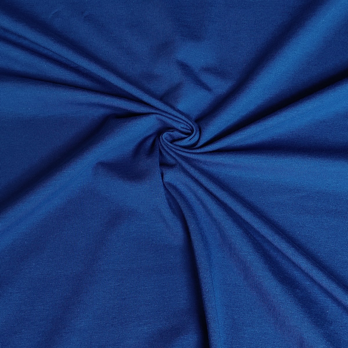 Organic Cotton Jersey Fabric - Saphirre Blue