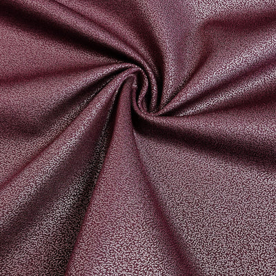 Maroon Red Solid Ponte de Roma Spandex Blend Knit Fabric