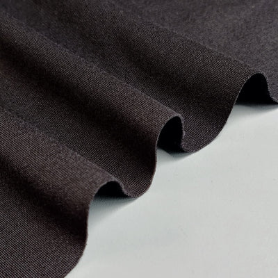 Nylon Ponte de Roma fabric black