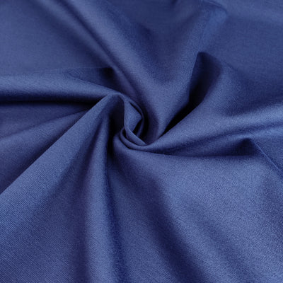 Nylon Ponte de Roma knit fabric Blue