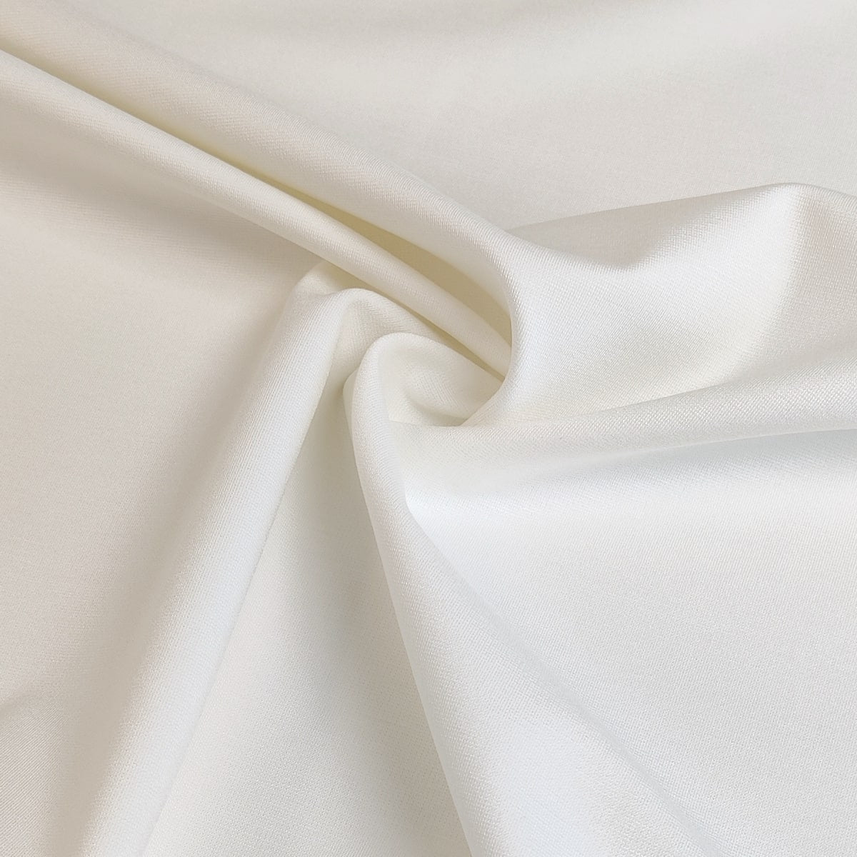 Nylon ponte de roma fabric white, cream