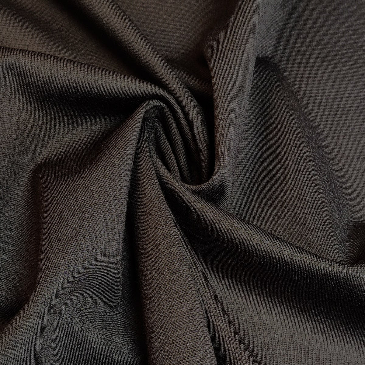 Nylon Ponte de Roma Fabric Black