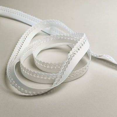 SMOOTH FLAT ELASTIC 50MM • White – The Draper's Daughter