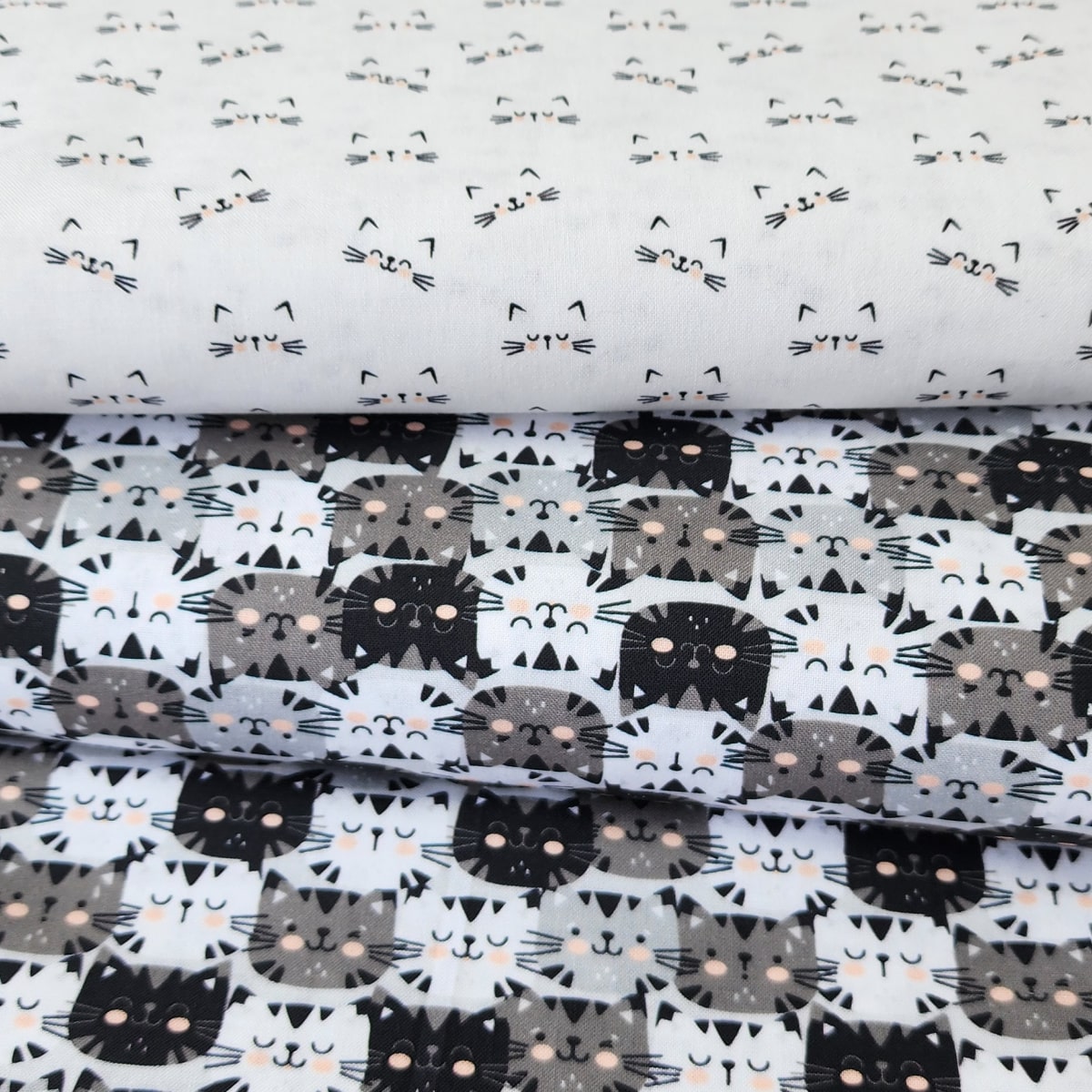 Quilting Cotton Fabric - Cat Print