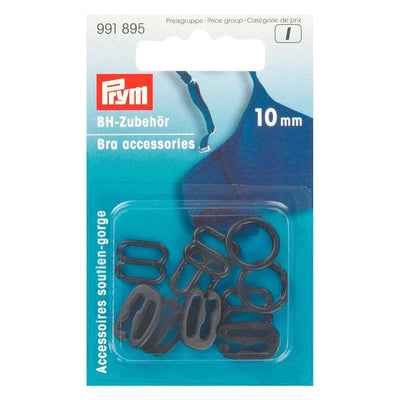 PRYM Bra Accessories 10mm - Black