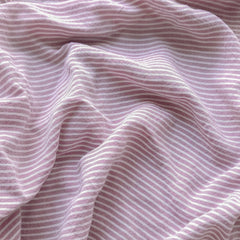 Rayon Challis | Pink Stripes