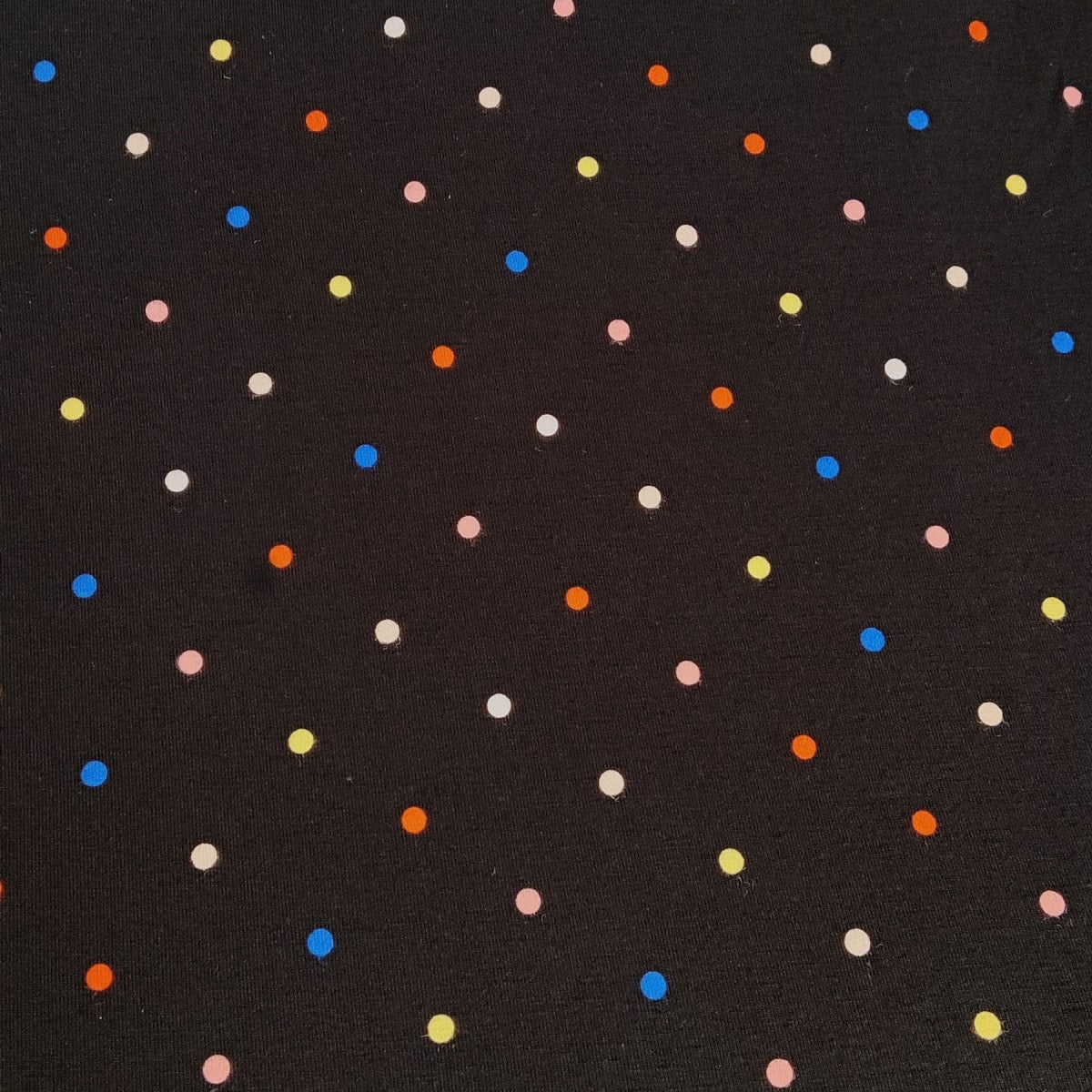 Rayon Jersey Fabric - Polka Dots