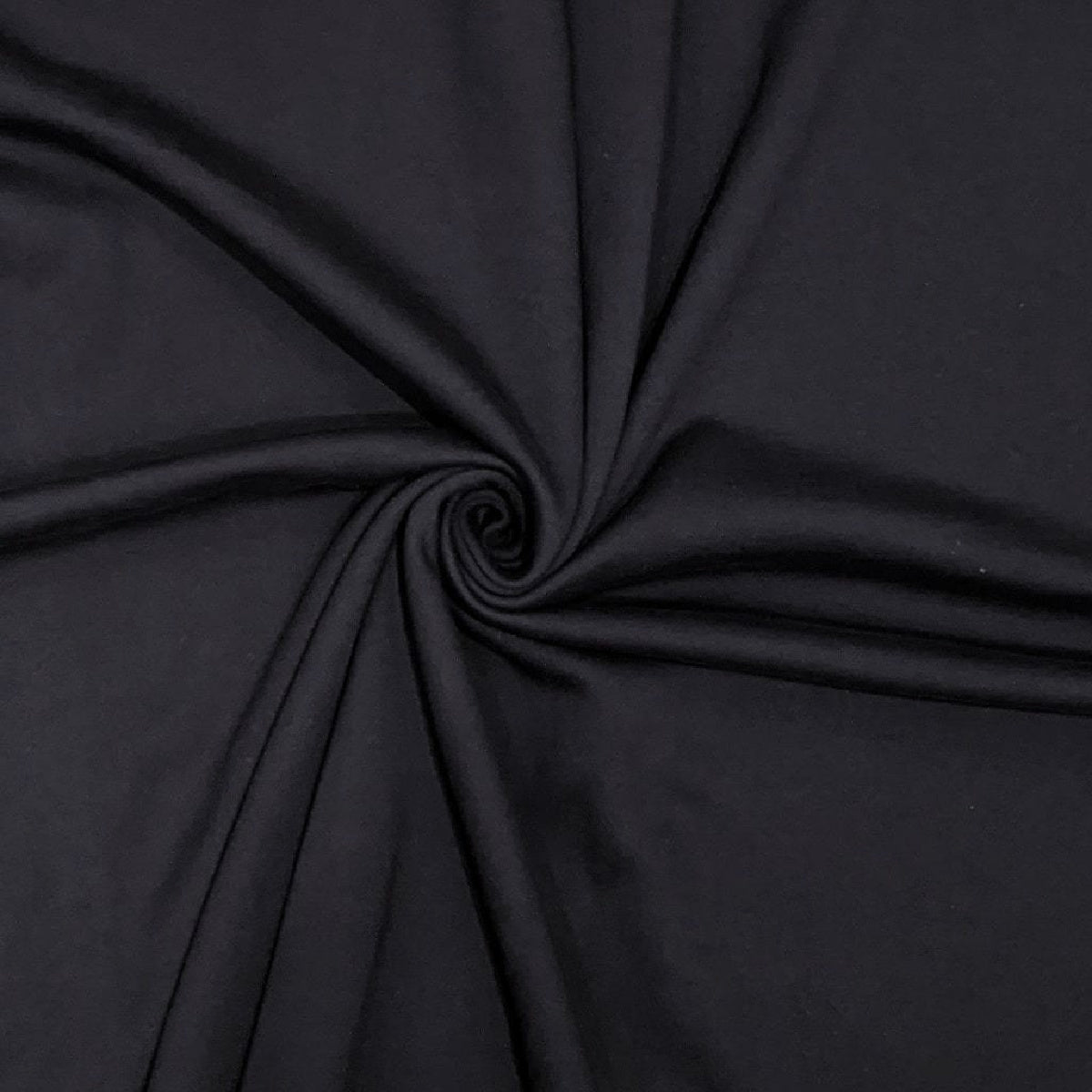 Sweatshirt Fleece Fabric - Black