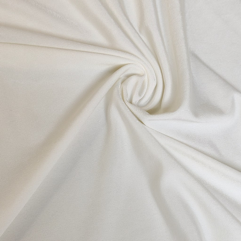 Ultrasoft Polyester Jersey Fabric - Cream