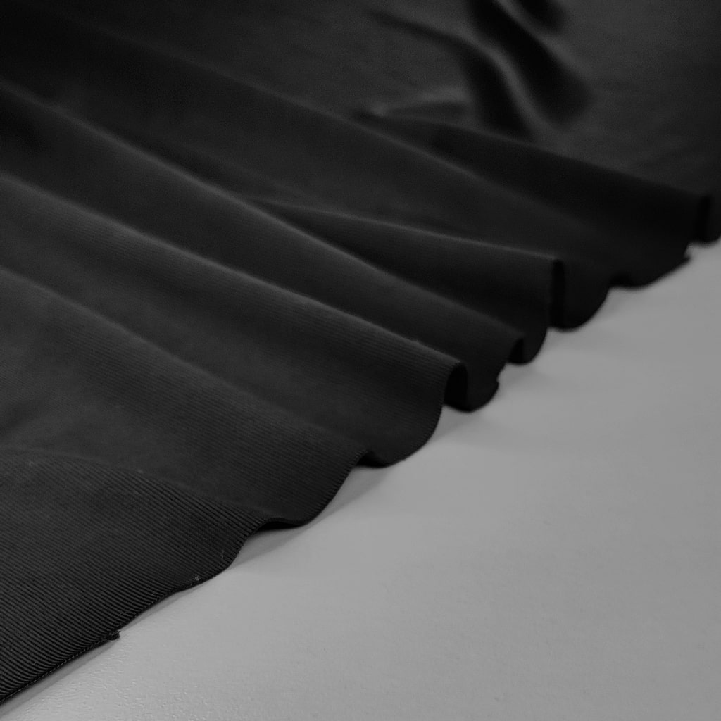 Ultrasoft Polyester Jersey Fabric - Black