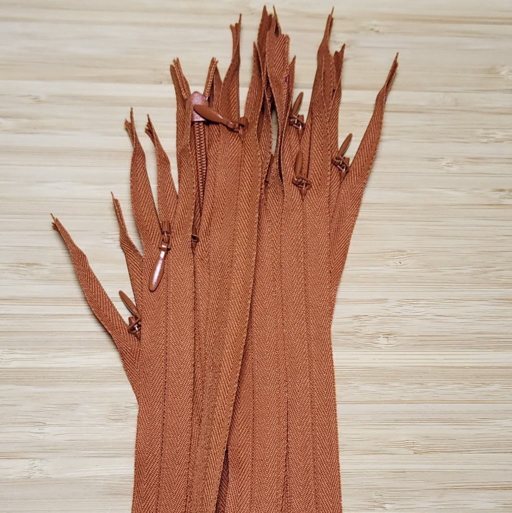 Invisible Zipper | YKK | #2 | 15" / 38 cm" - Rust